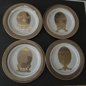 Muirfield New York 9338 Plates Set Of 4 Victorian Lace 8.25"